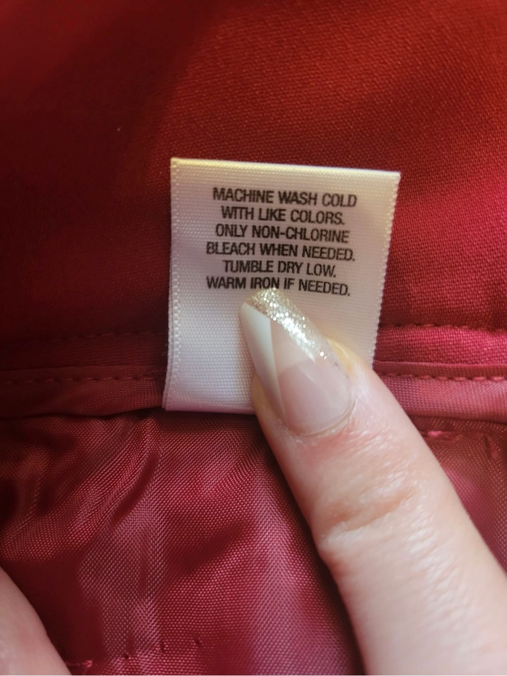 NWOT Roz & Ali Deep Red Trousers - Picture 5 of 6